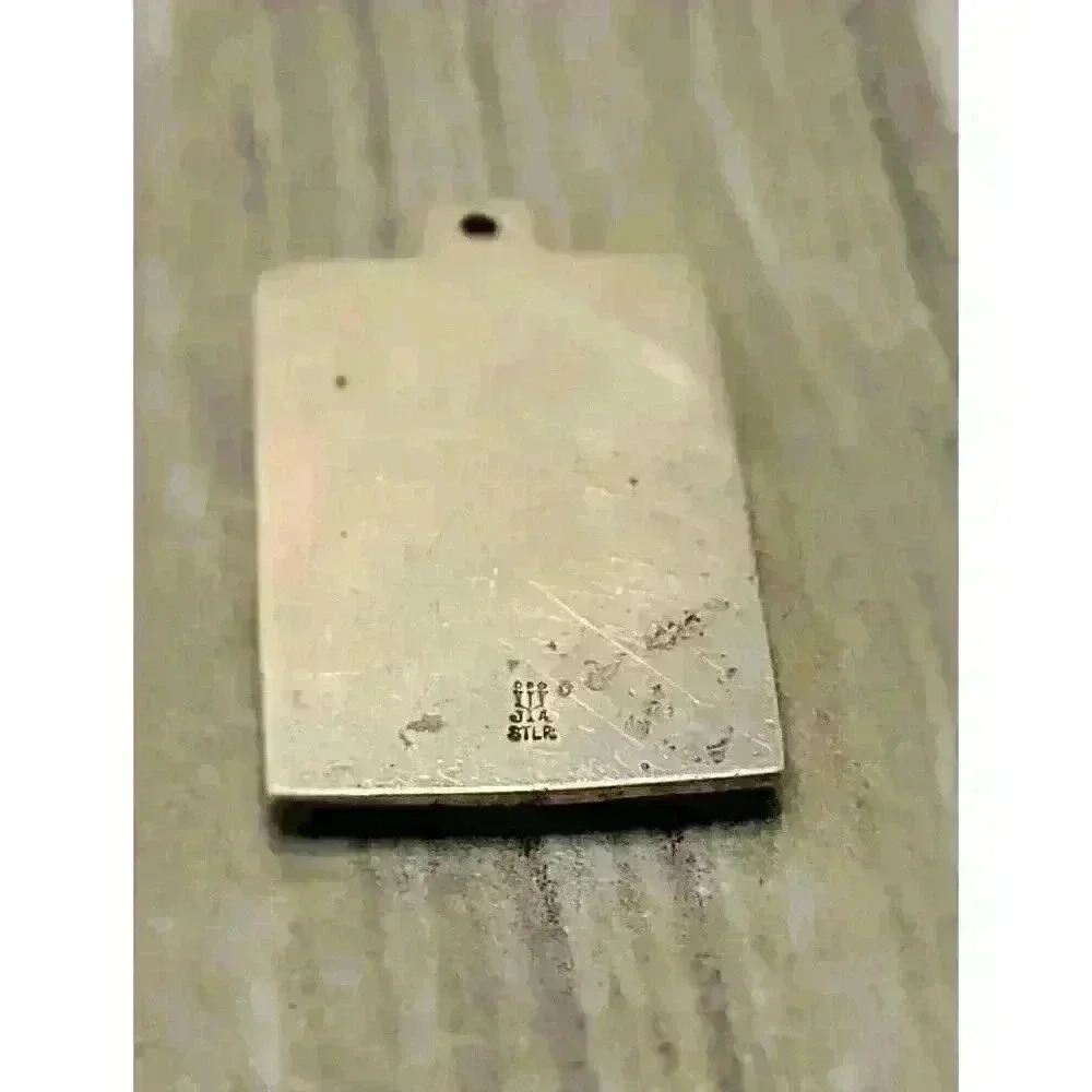 James Avery Sterling Silver St Stephen the Martyr Charm Retired - Picture 4 of 5